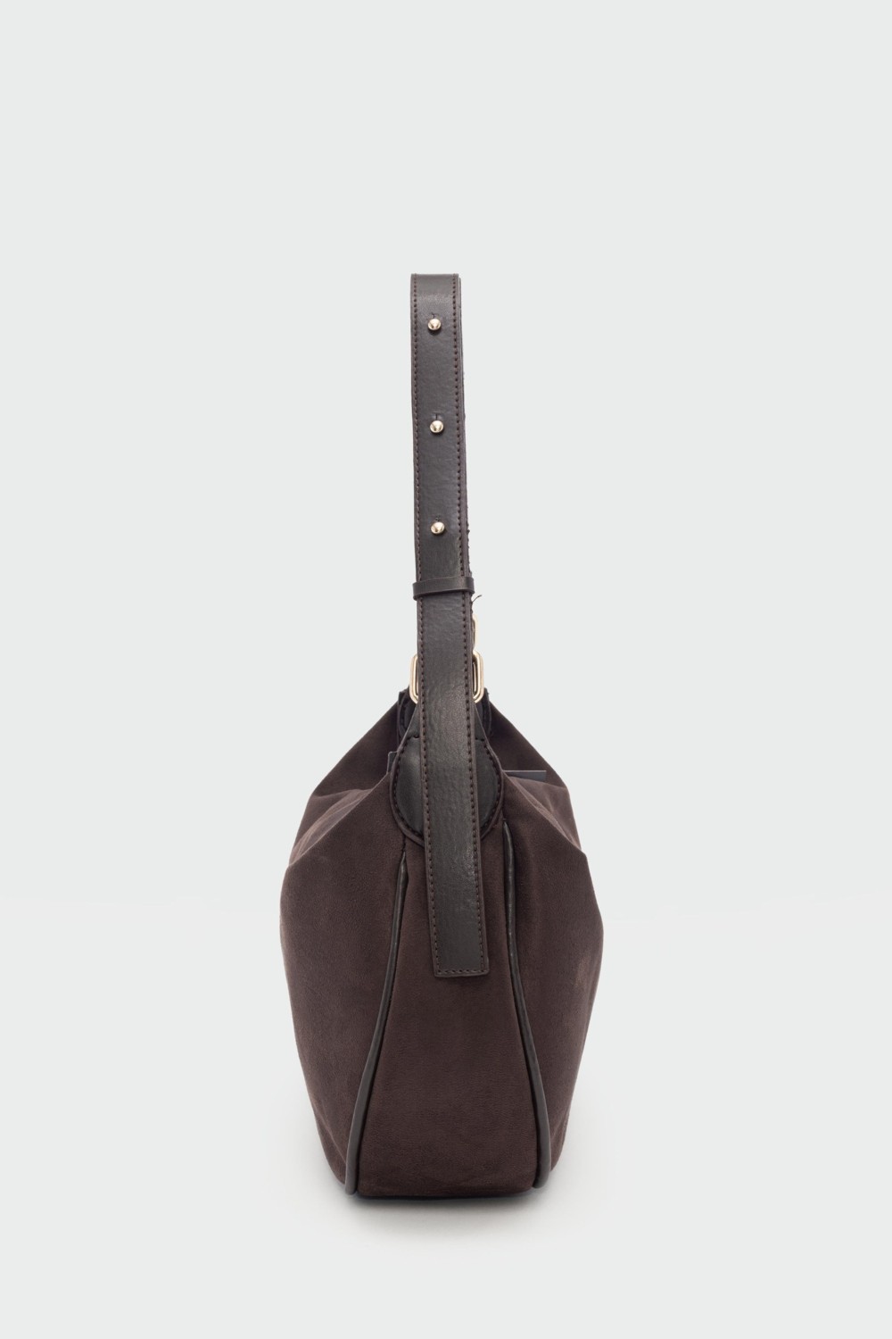Shule Bags Poppin Süet Omuz Çantası Kahve Şık Görünüm ve Ergonomik Tasarım ile Günlük Kullanım İçin görsel 3