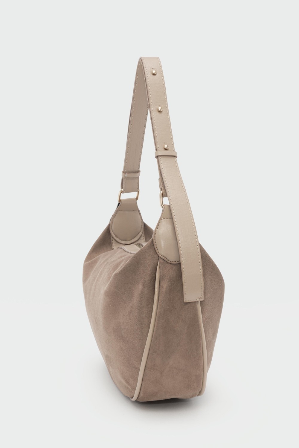 Shule Bags Poppin Süet Omuz Çantası Kahve Şık Görünüm ve Ergonomik Tasarım ile Günlük Kullanım İçin