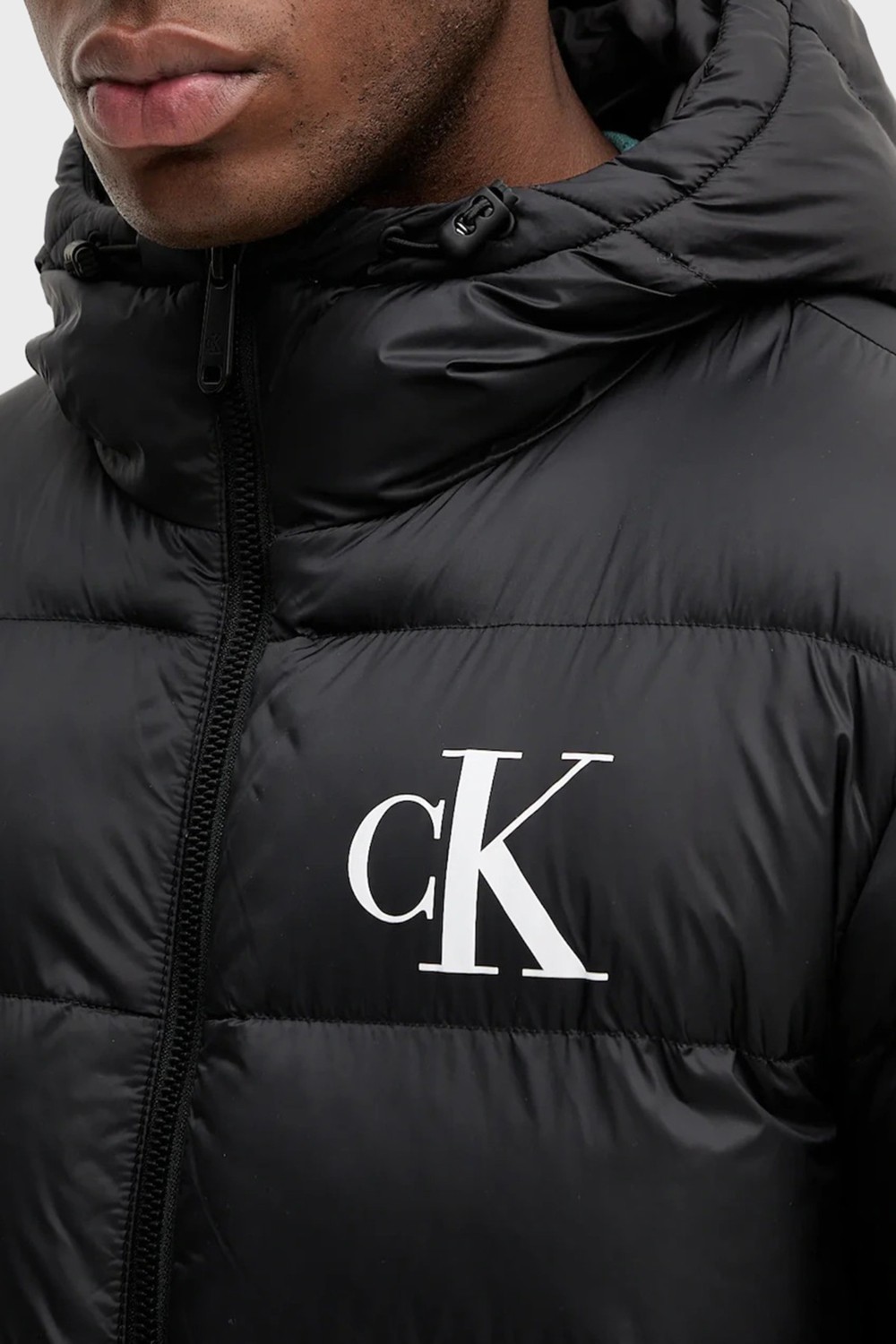 Calvin Klein Kapitoneli Regular Fit Kapüşonlu Yaka Şişme Mont LV04RD528GUB1 Erkek Mont LV04RD528G Ub1 görsel 4