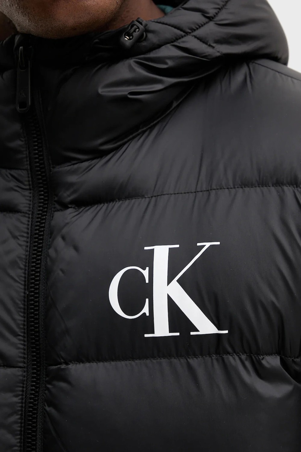 Calvin Klein Kapitoneli Regular Fit Kapüşonlu Yaka Şişme Mont LV04RD528GUB1 Erkek Mont LV04RD528G Ub1 görsel 5