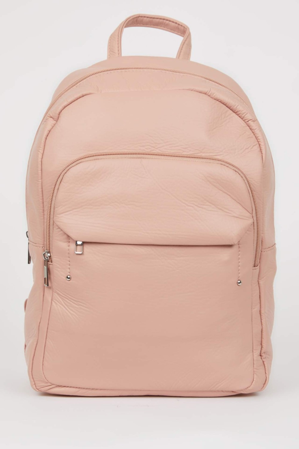 DeFacto Unisex Suni Deri Sırt Çantası C5607AXNS görsel 6