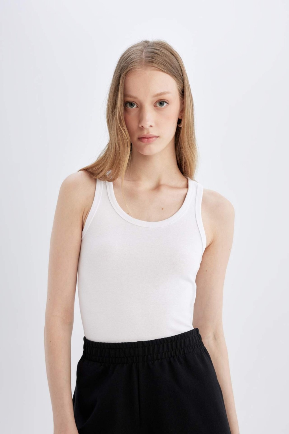 DeFacto Slim Fit U Yaka Ribana Atlet C9826AXNS görsel 7