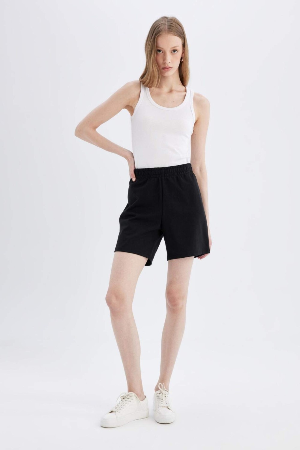 DeFacto Slim Fit U Yaka Ribana Atlet C9826AXNS görsel 8