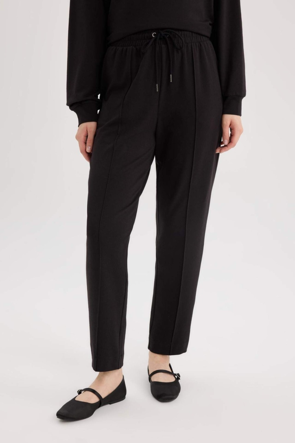 DeFacto Harem Basic Sweatshirt Kumaşı Pantolon D9363AX25SP görsel 8