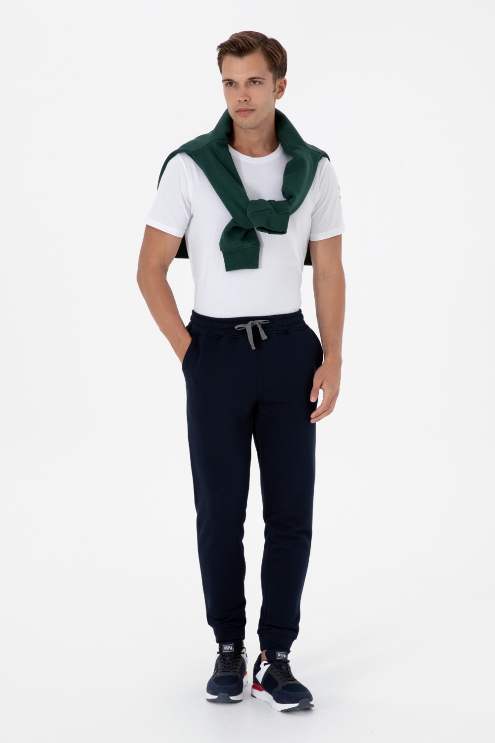 U.S. Polo Assn. Erkek Siyah Eşofman Altı 50313765-VR046