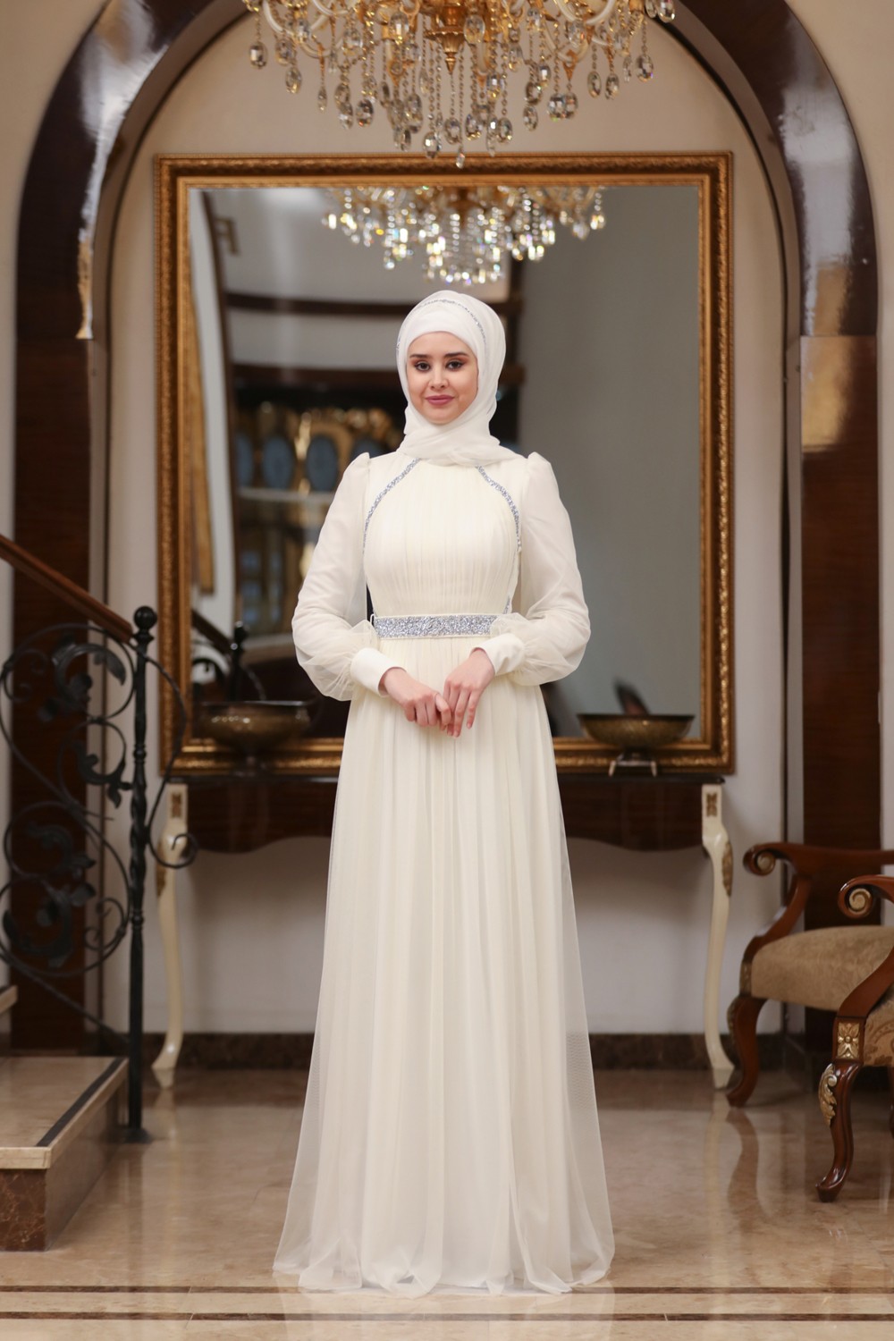 Fuval Moda Büyük Beden Tül Efsane Abiye