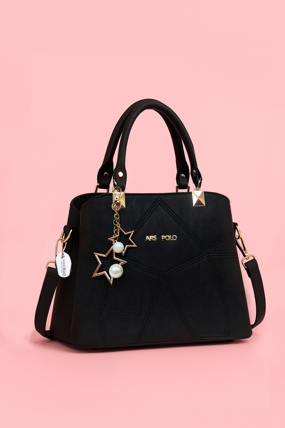 Westbag Kadın Butterfly El ve Omuz Çantası Kol Çantası Charm Detaylı