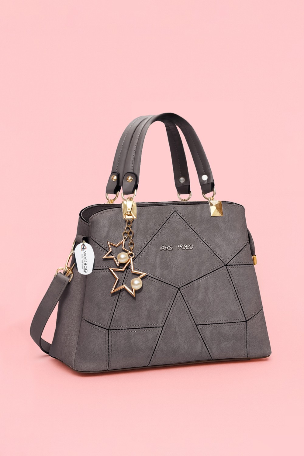 Westbag Kadın Butterfly El ve Omuz Çantası Kol Çantası Charm Detaylı