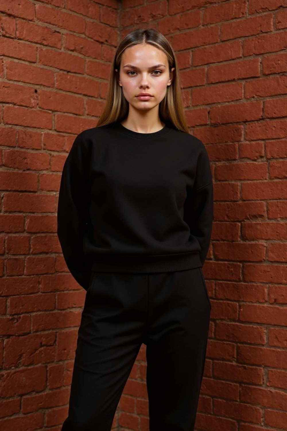 DeFacto Oversize Geniş Kalıp Bisiklet Yaka Basic Düz Kalın Gri Sweatshirt D9022AXNS