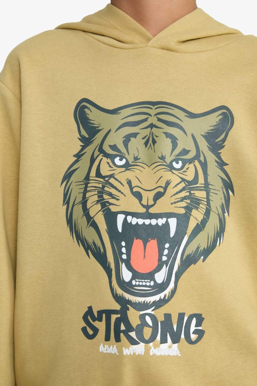 DeFacto Kapüşonlu Baskılı Sweatshirt Erkek Çocuk F2859A825WN görsel 5