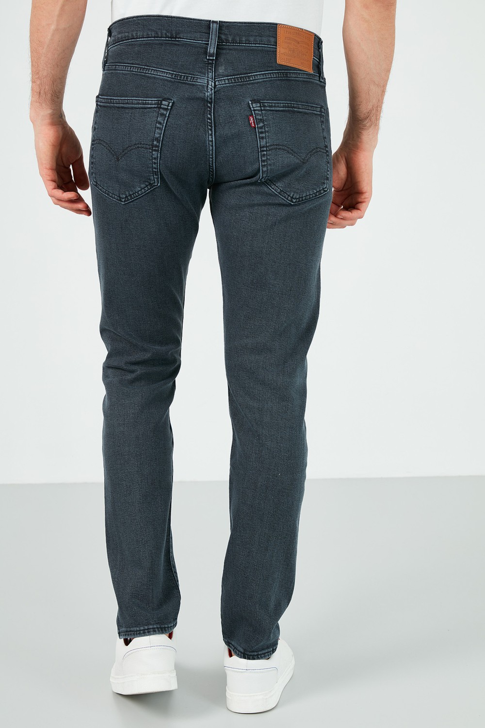 Levi's ® 512™ Slim Taper Erkek Jean Pantolon Regular Fit Denim Kumaş Richmond Blue Black görsel 2