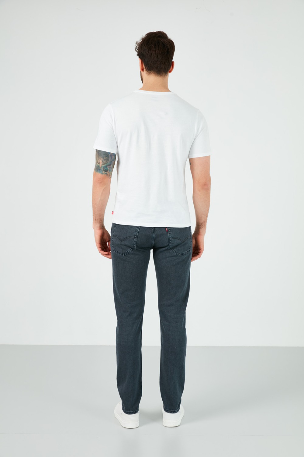 Levi's ® 512™ Slim Taper Erkek Jean Pantolon Regular Fit Denim Kumaş Richmond Blue Black görsel 5