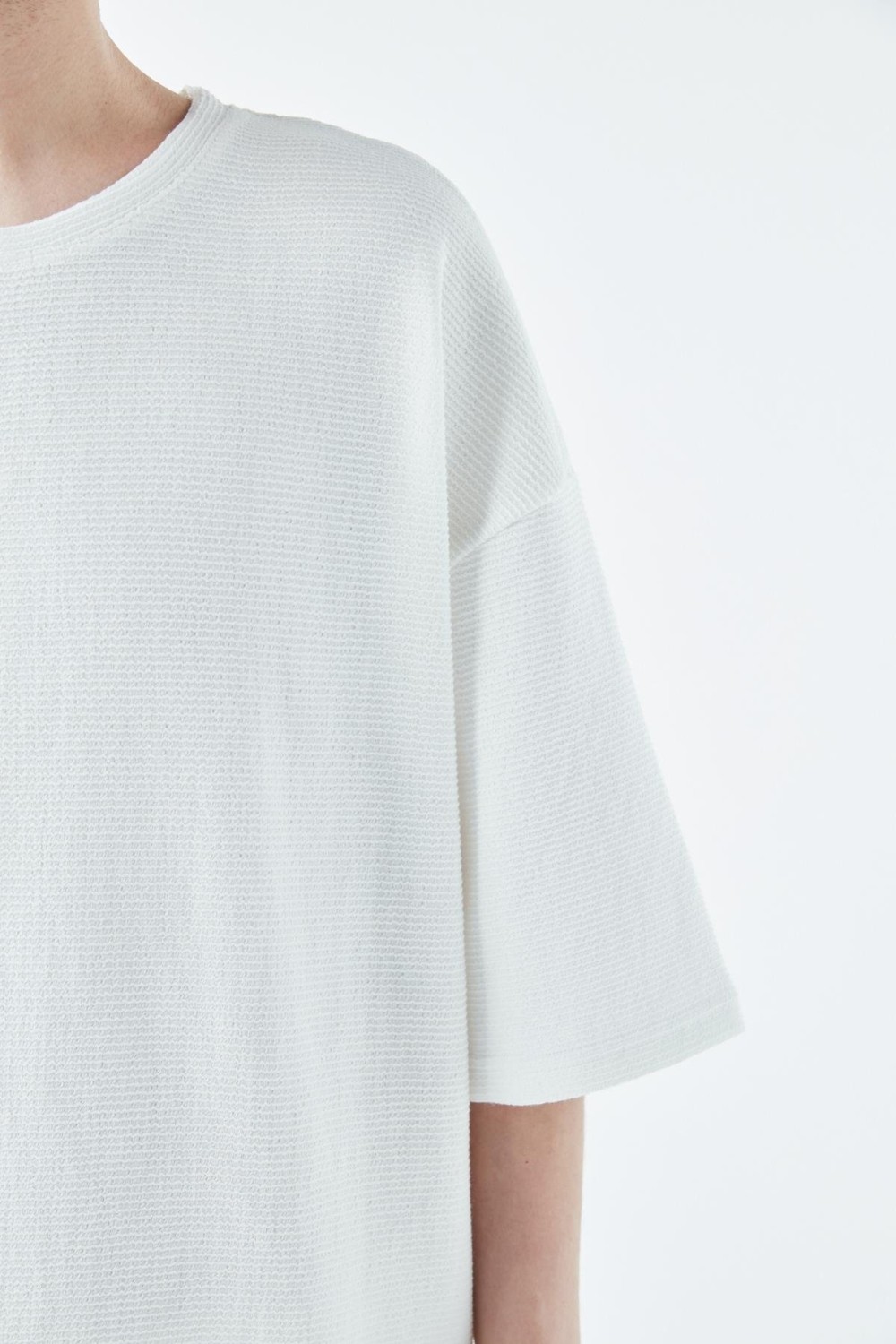 Vamos Oversize Basıc Triko Eşofman Takım Vizon görsel 8