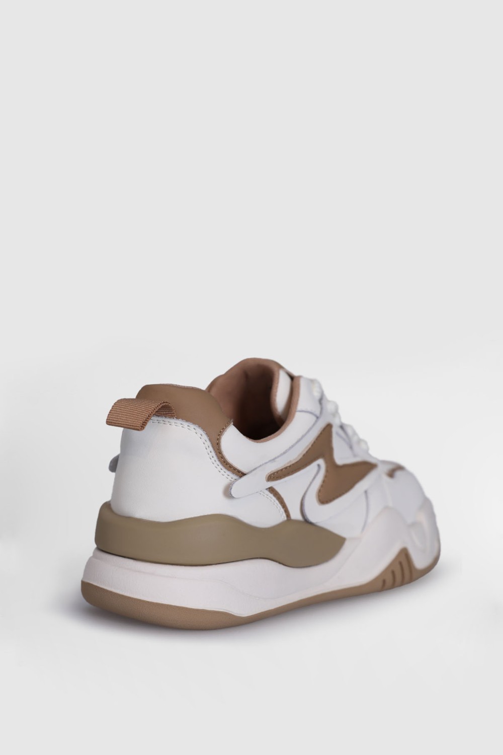 Lufian Maya Kadın Sneaker Ayakkabı Bej görsel 2