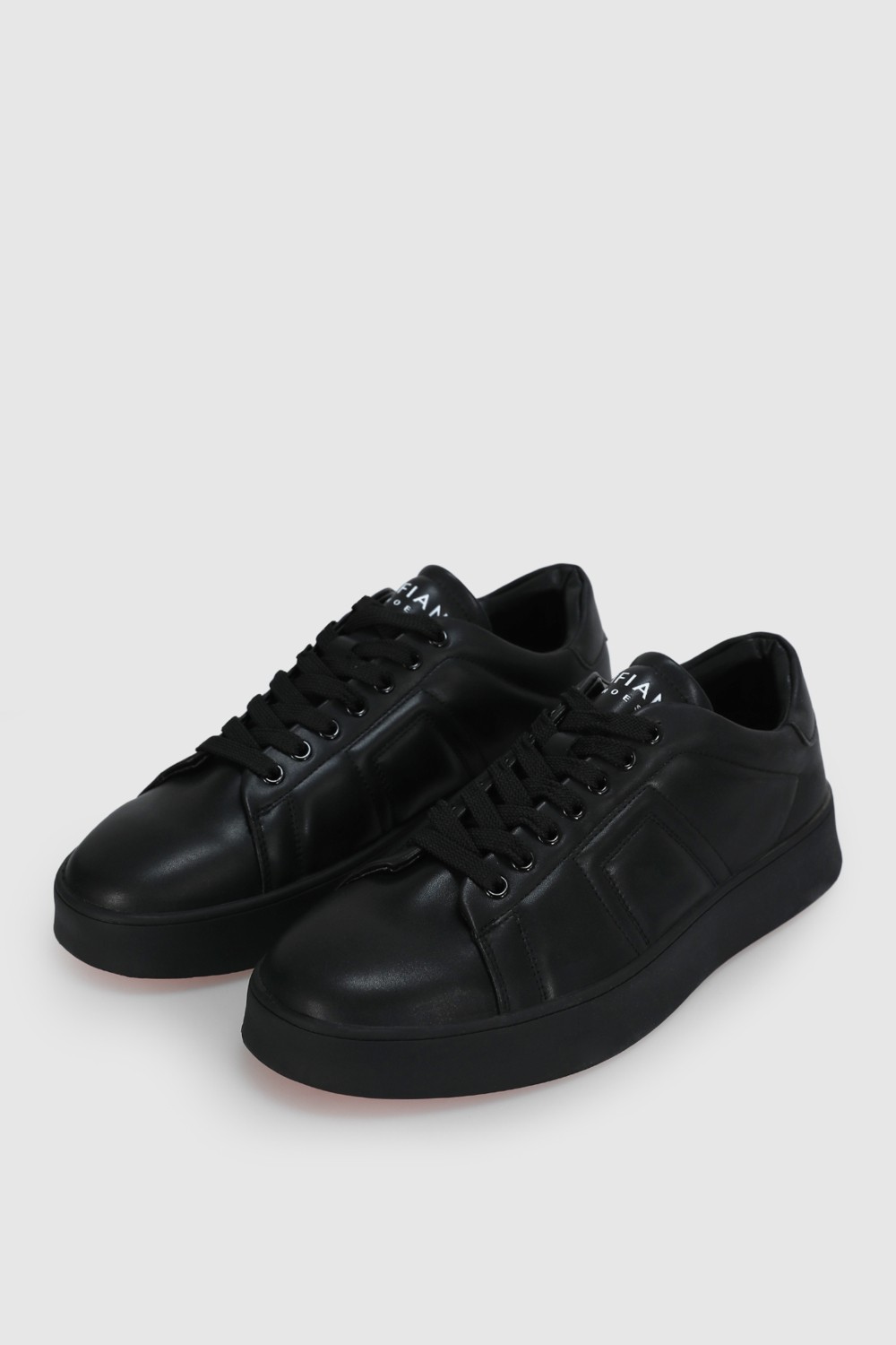 Lufian Zeus Erkek Deri Sneaker Ayakkabı Siyah görsel 4