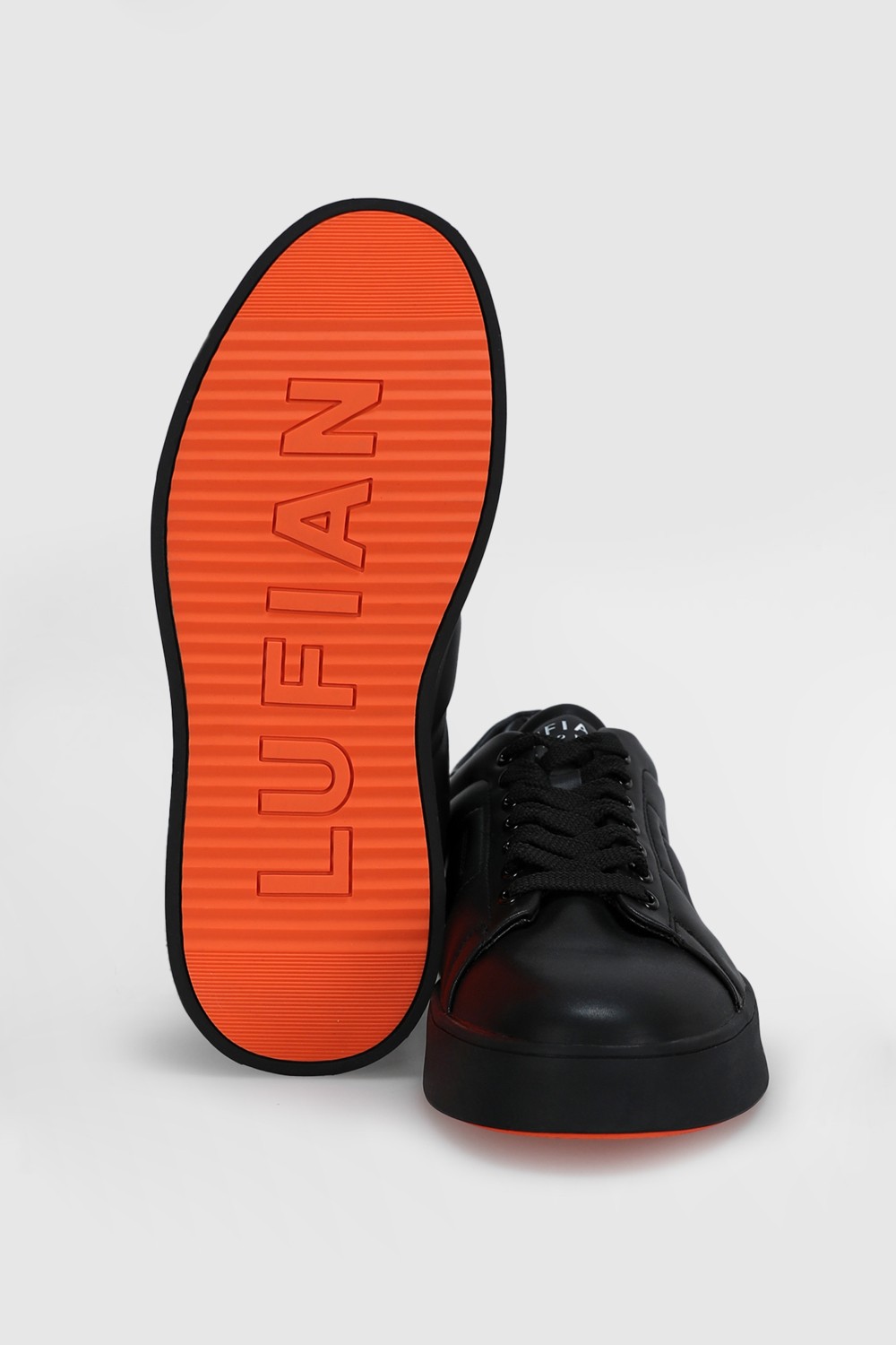 Lufian Zeus Erkek Deri Sneaker Ayakkabı Siyah görsel 5