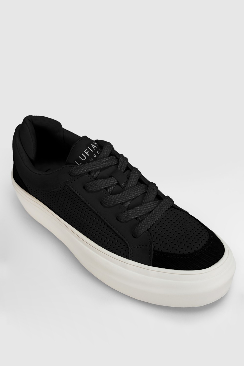 Lufian Allan Erkek Sneaker Ayakkabı Siyah görsel 2