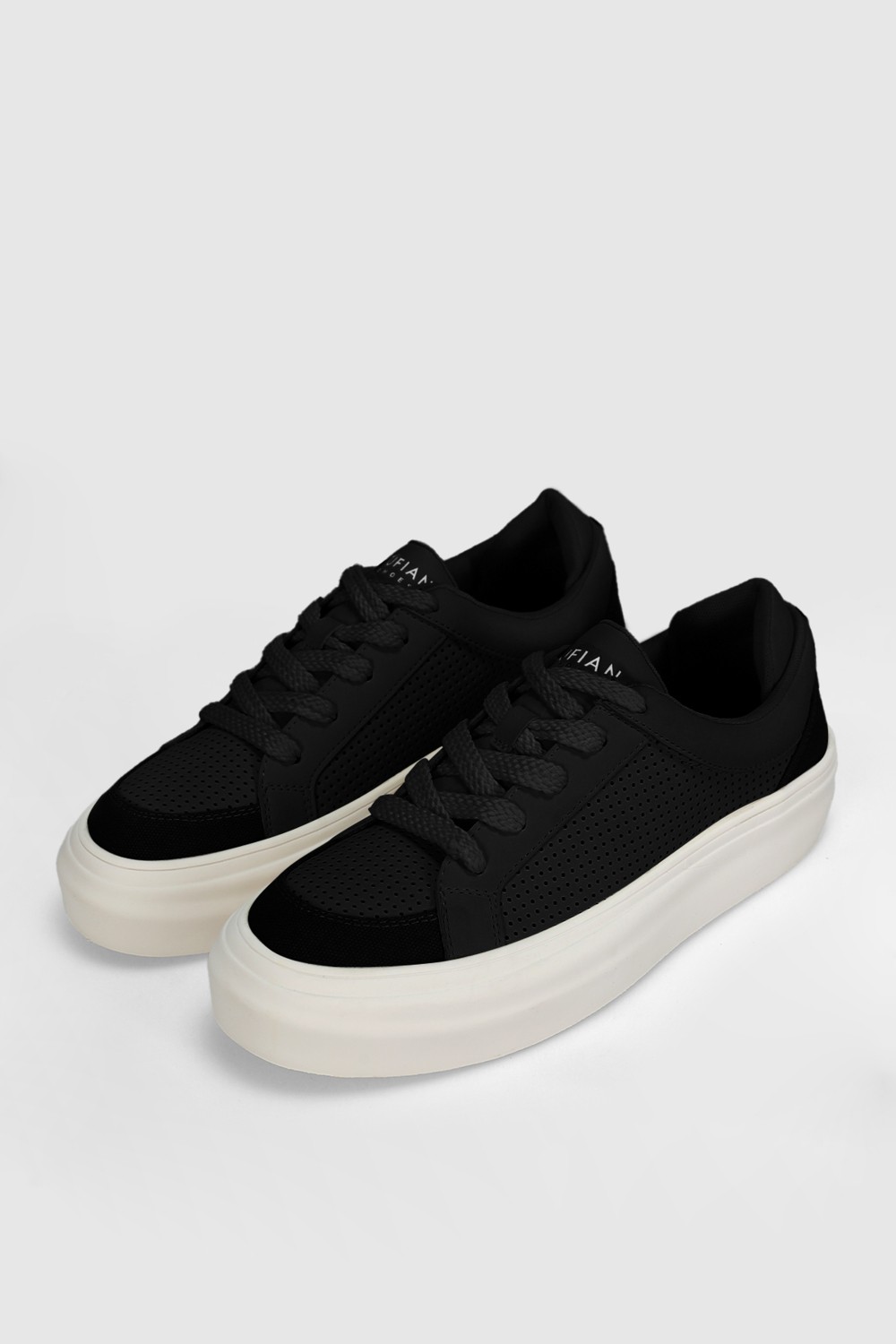 Lufian Allan Erkek Sneaker Ayakkabı Siyah görsel 4