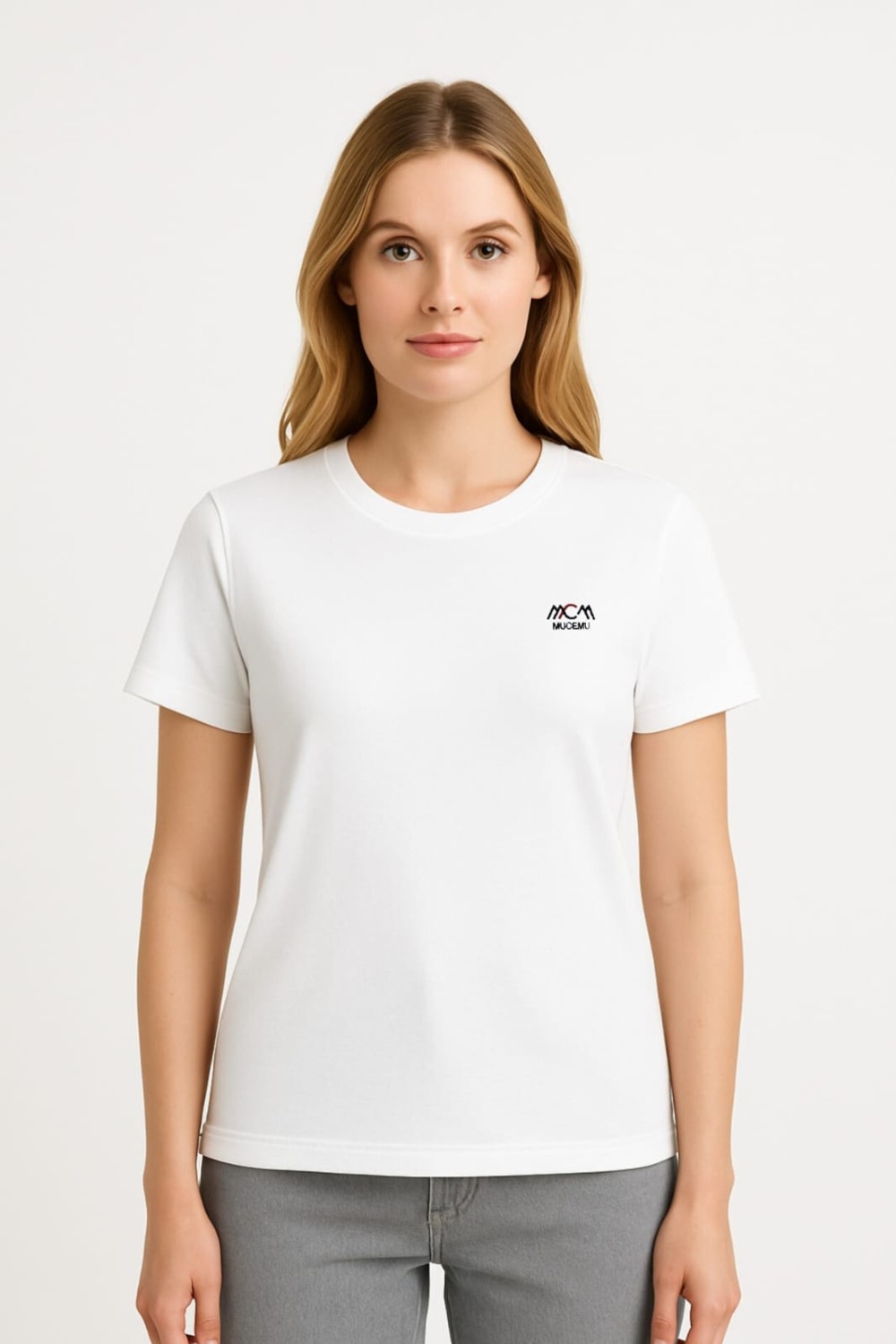 Mucemu 109TBİSİKLET Yaka Basic Tişörtunisex