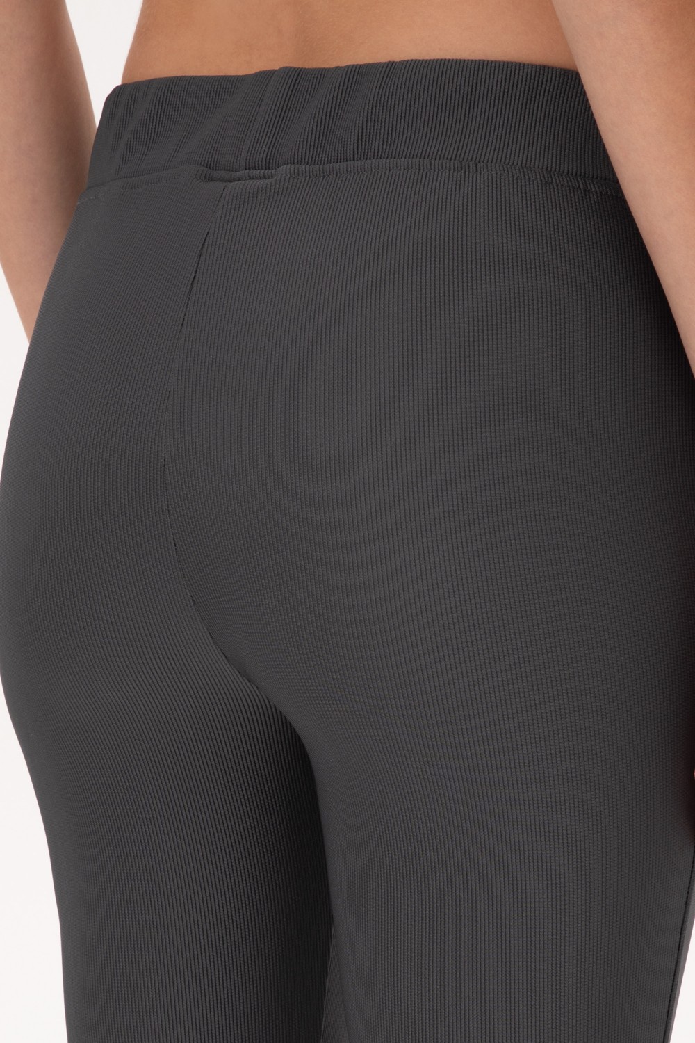 U.S. Polo Assn. Kadın Siyah İspanyol Paça Tayt 50297274-VR046 görsel 6