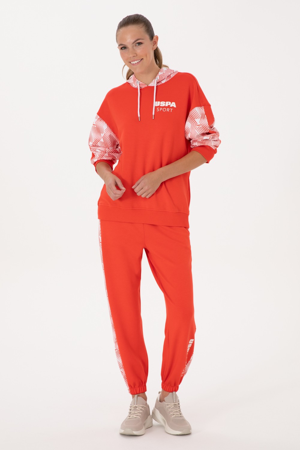 U.S. Polo Assn. Kadın Beyaz Jogger Eşofman Altı 50300713-VR013 görsel 2