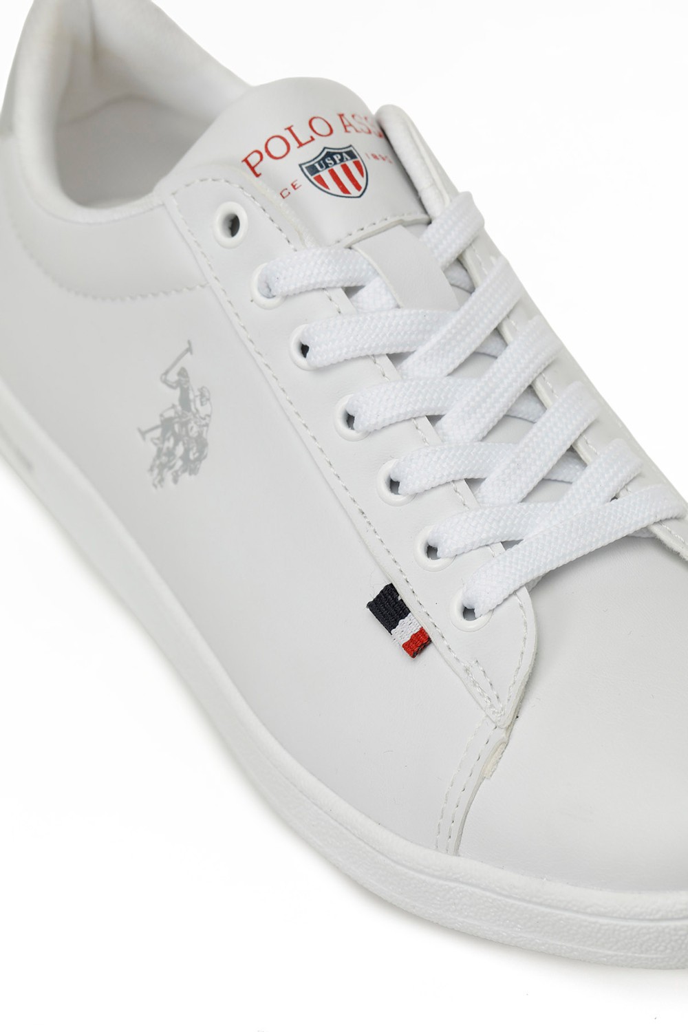 U.S. Polo Assn. Franco 5pr Beyaz Kadın Sneaker Düz Taban Suni Deri Konforlu Tasarım görsel 7