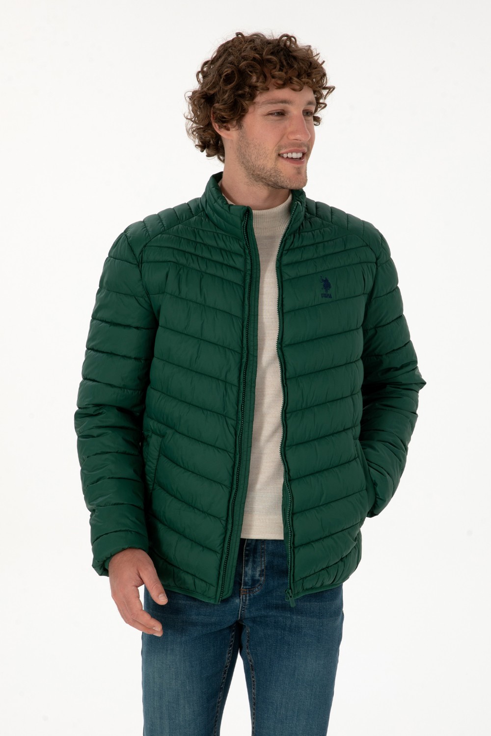 U.S. Polo Assn. Erkek Gri Mont 50312001-VR024 görsel 3