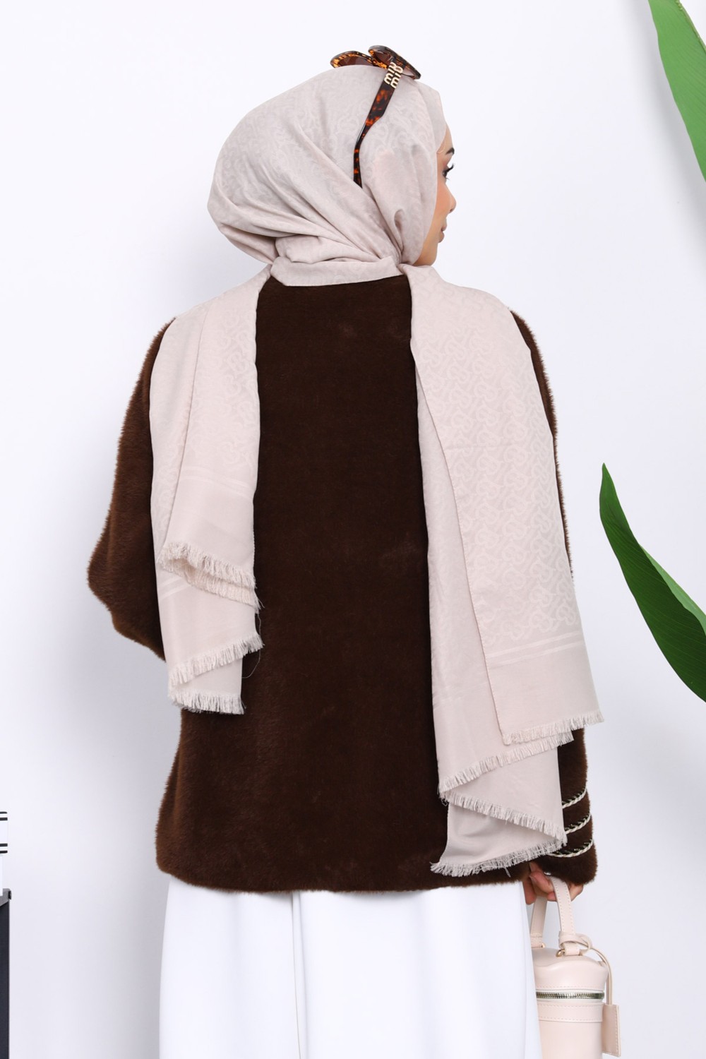 İmaj Butik Lacivert Biye Detaylı Angora Yumoş Triko Hırka görsel 7
