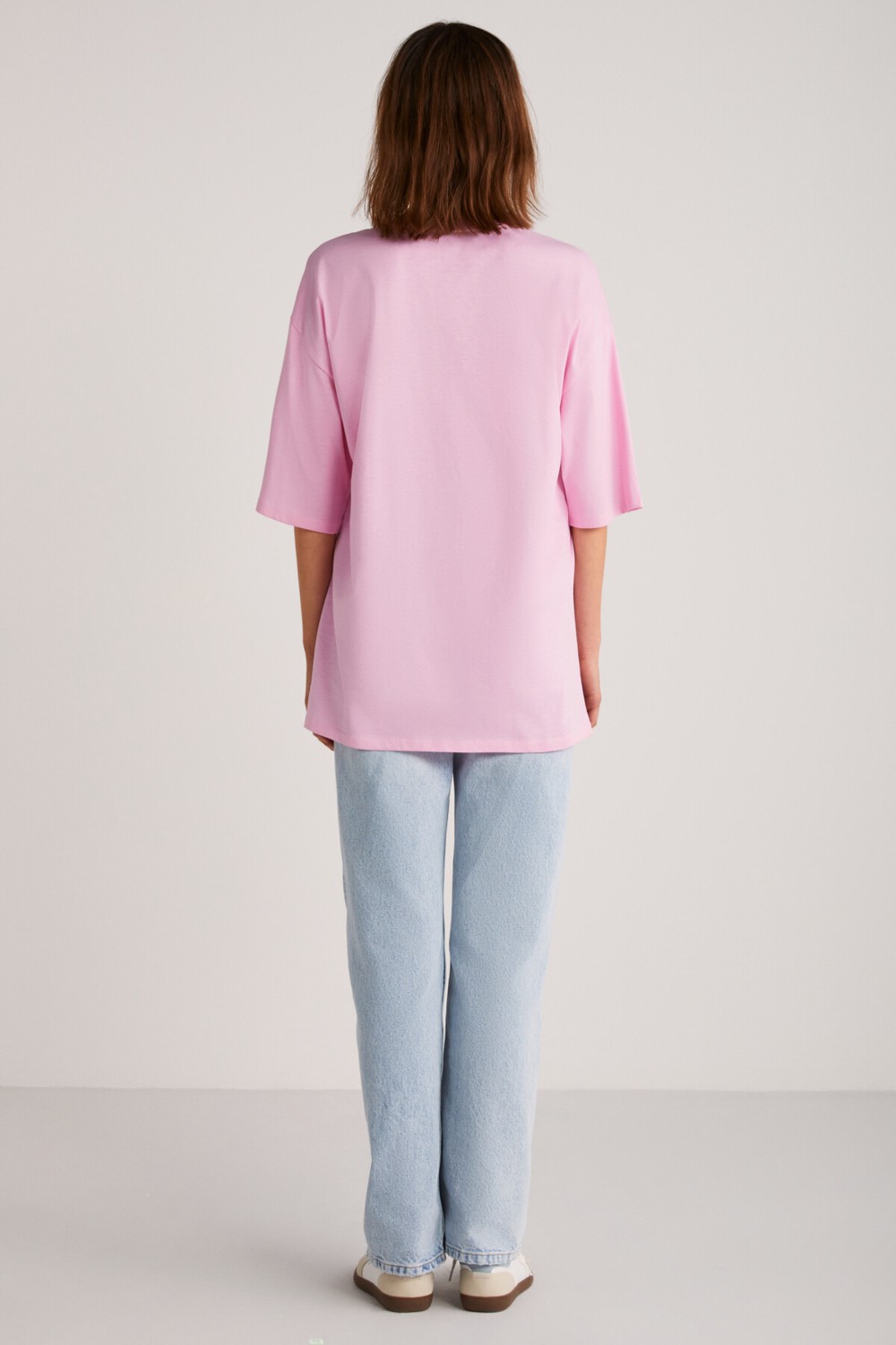 Grimelange THESSA Kadın Pembe T-Shirt görsel 6