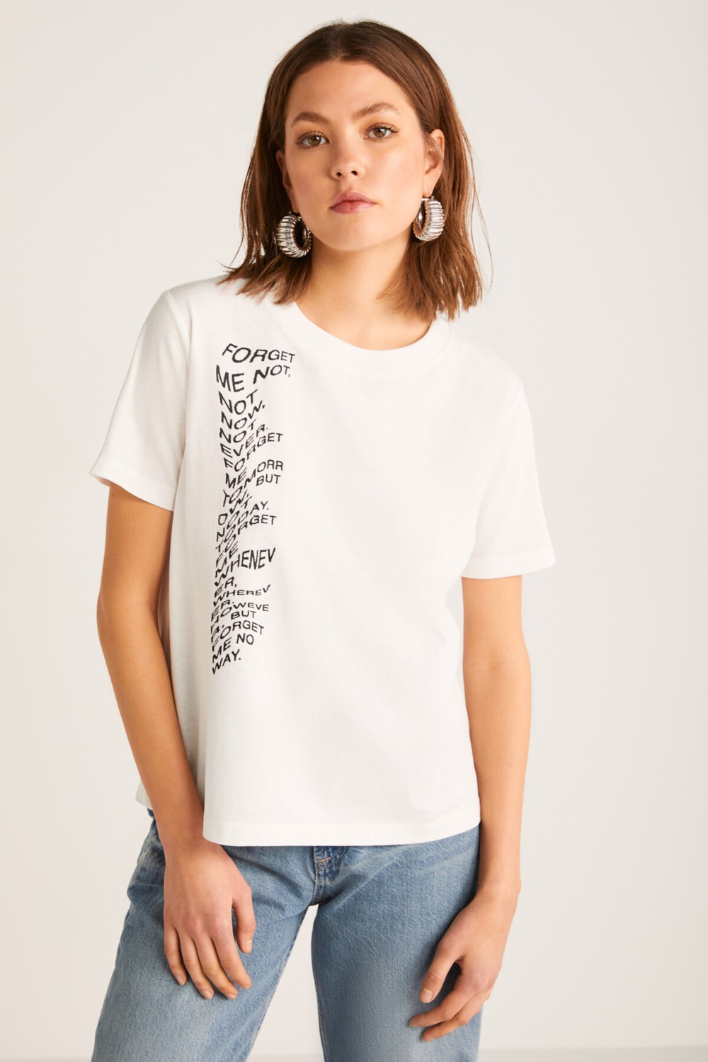 Grimelange THESSA Kadın Pembe T-Shirt görsel 7