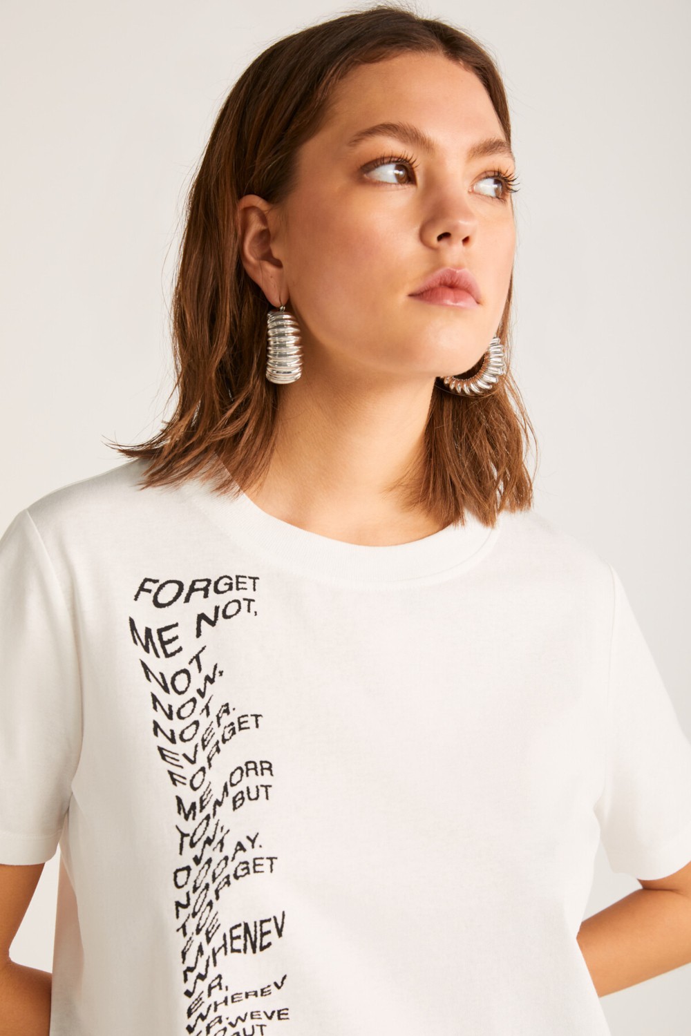 Grimelange THESSA Kadın Pembe T-Shirt görsel 8