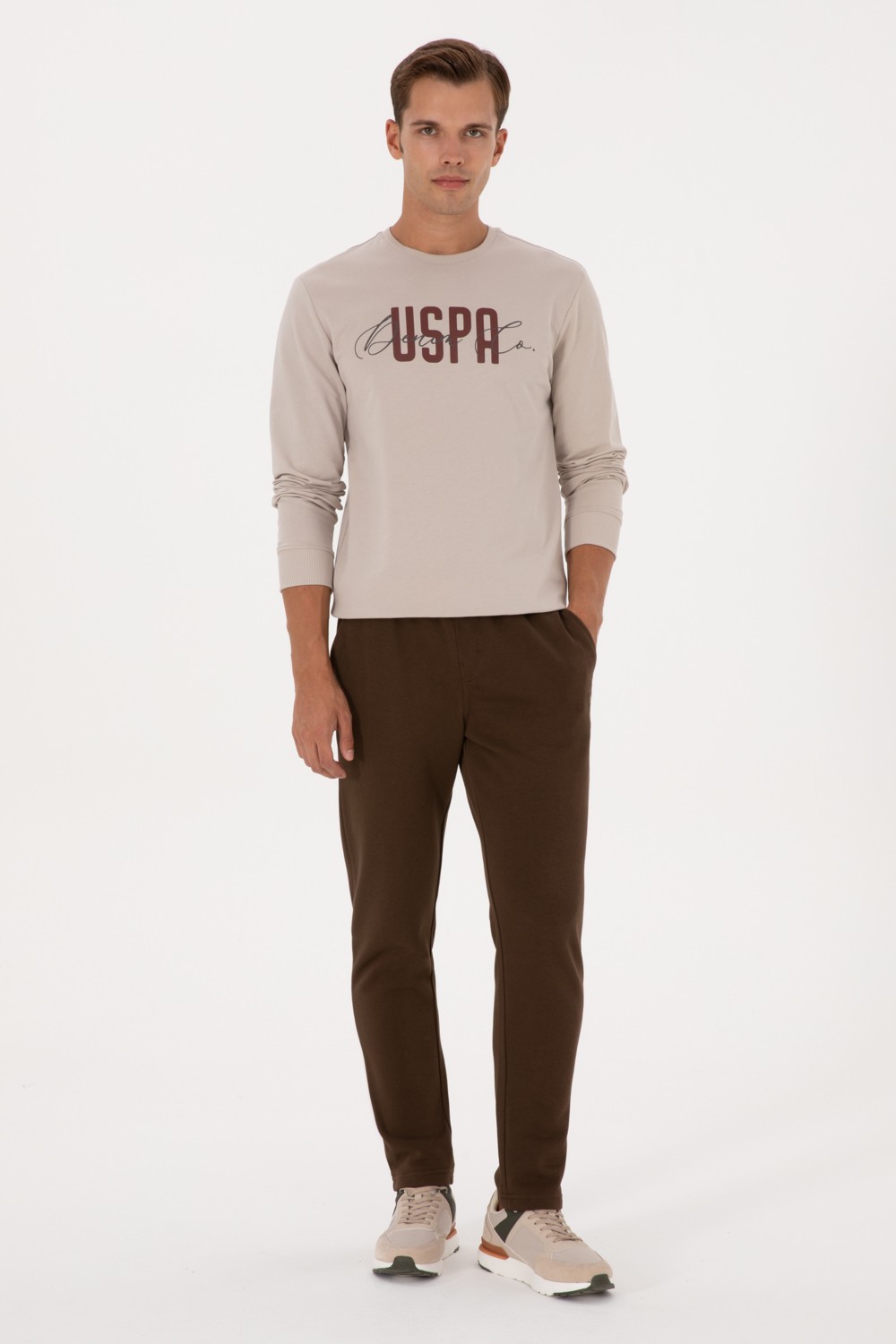 U.S. Polo Assn. Erkek Siyah Eşofman Altı 50313747-VR046