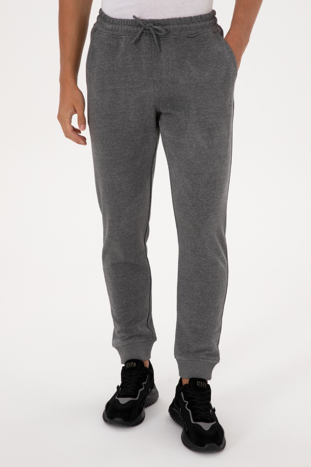 U.S. Polo Assn. Erkek Siyah Eşofman Altı 50313759-VR046 görsel 8
