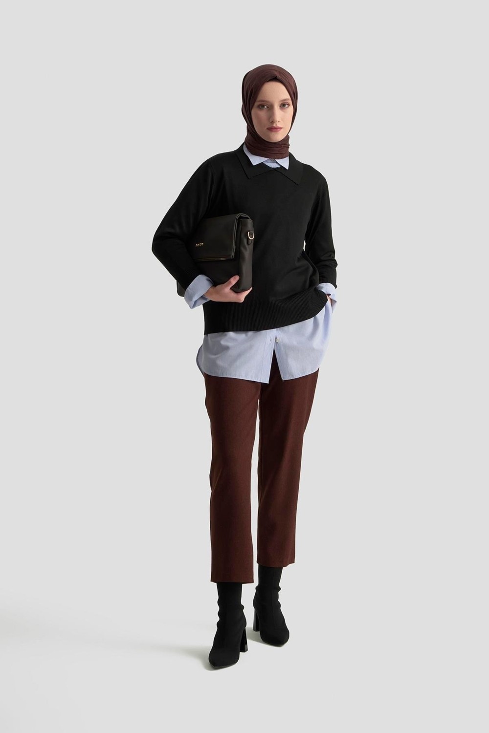 Armine Trend Kazak 25KTD303 Siyah görsel 2