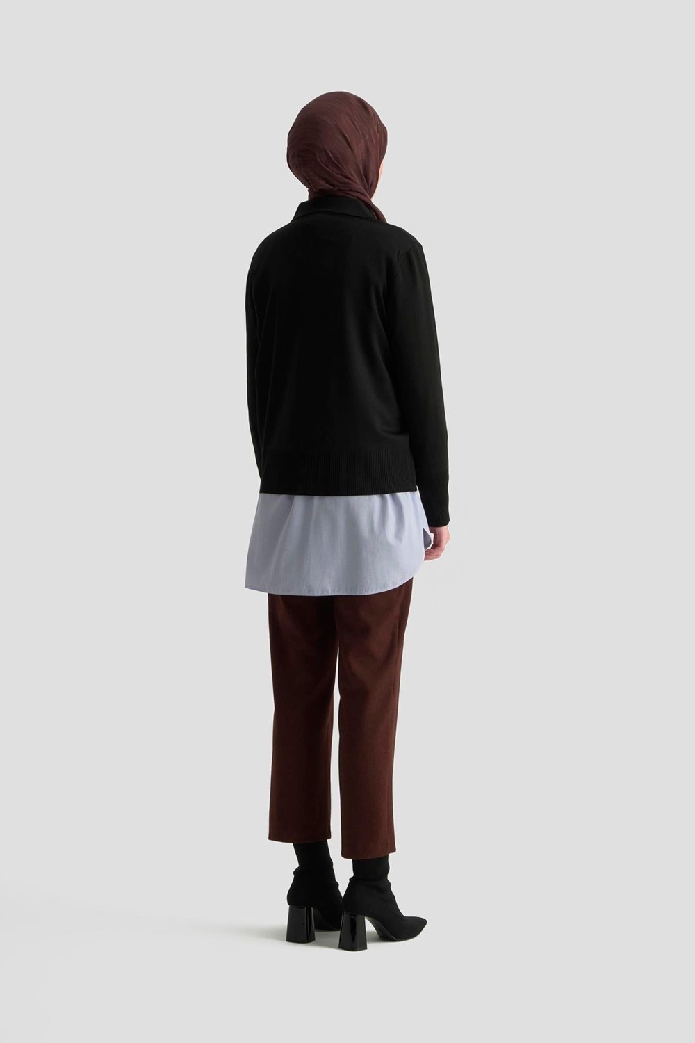 Armine Trend Kazak 25KTD303 Siyah görsel 4