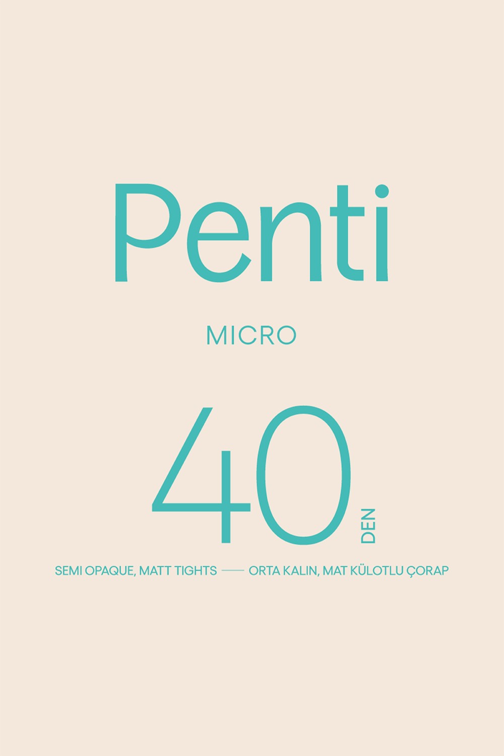 Penti Kız Çocuk Pretty Micro 40 Külotlu Çorap görsel 4