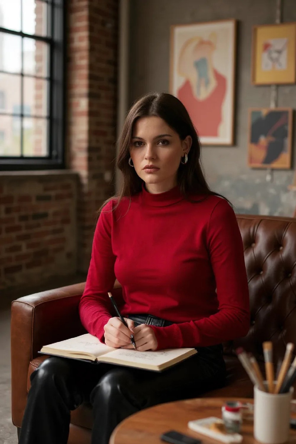 Alvenessa Kadın Bordo Parmak Detaylı Esnek Uzun Kollu Body görsel 7