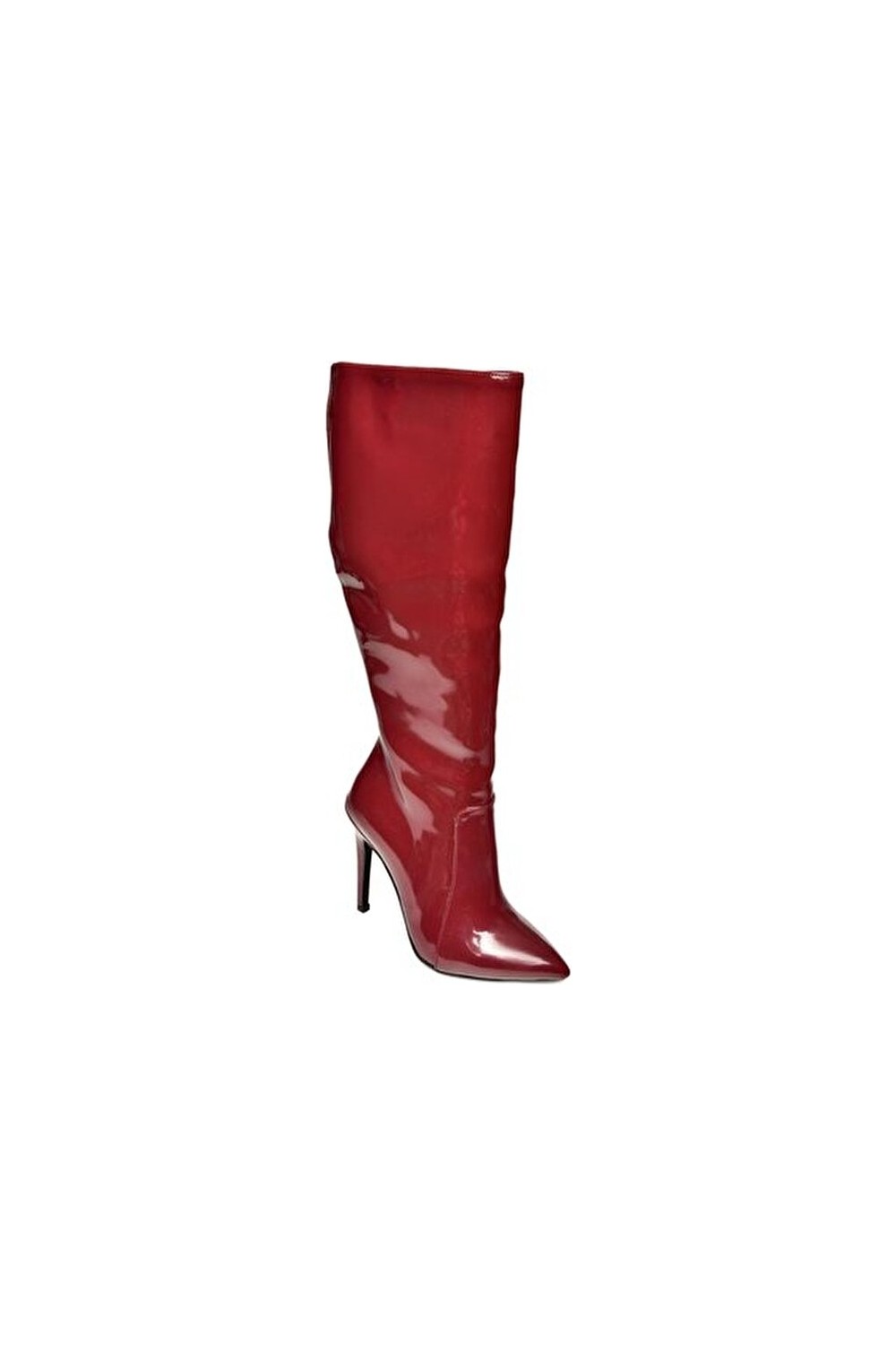 Fox Shoes Siyah Rugan İnce Topuklu Sivri Burun Kadın Çizme - Şık Tasarım ve Rahat Kullanım görsel 6