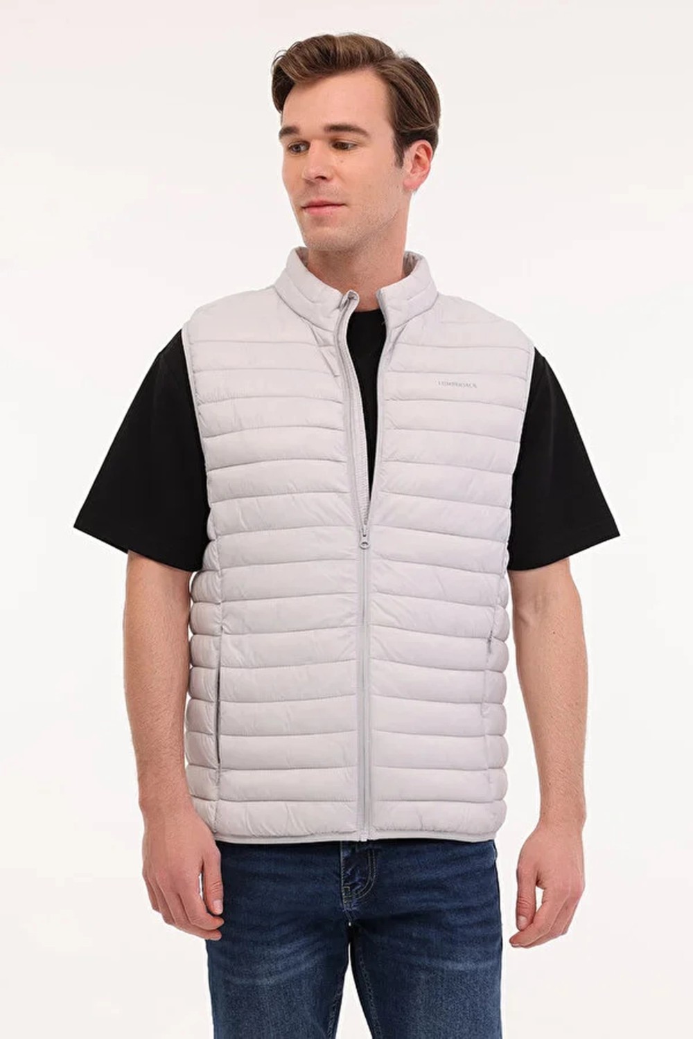 Lumberjack Star Vest Erkek Yelek - Gri görsel 4