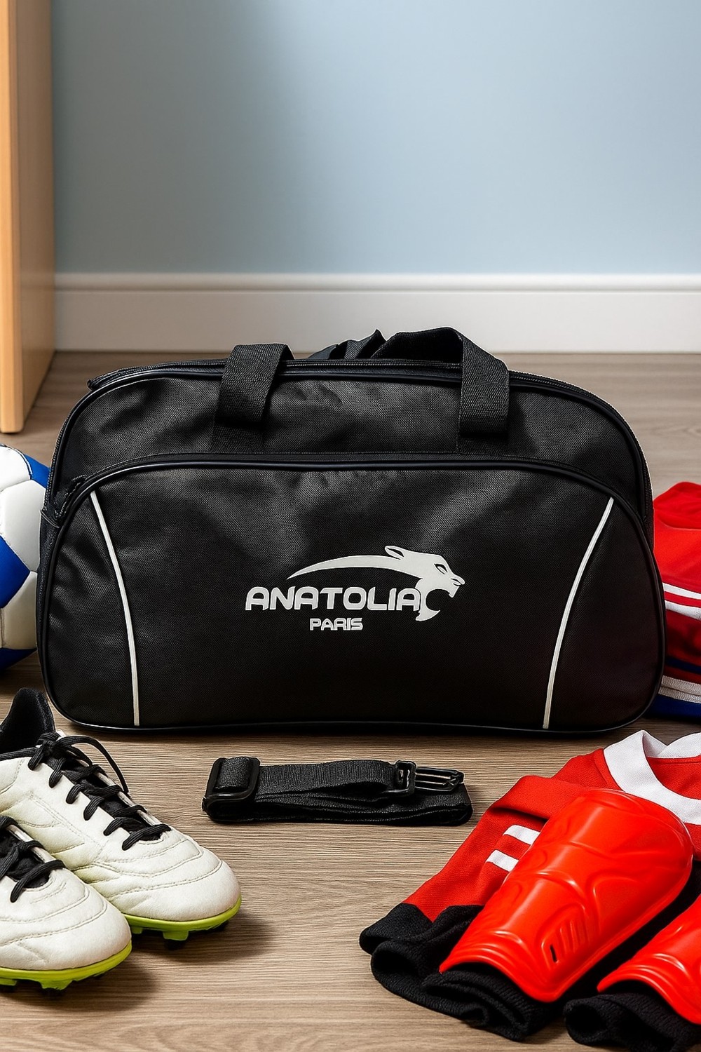 Newfull Anatolia Pars Unisex Astarlı Su Geçirmez Kumaş U Kapak Seyahat ve Spor Çantası-Orta Boy görsel 3