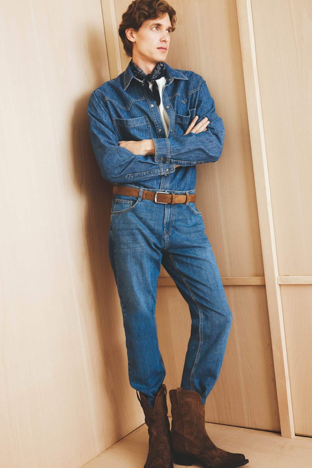 DeFacto Sergio Regular Fit Normal Bel Boru Paça Jean Pantolon A6948AX25AU görsel 3