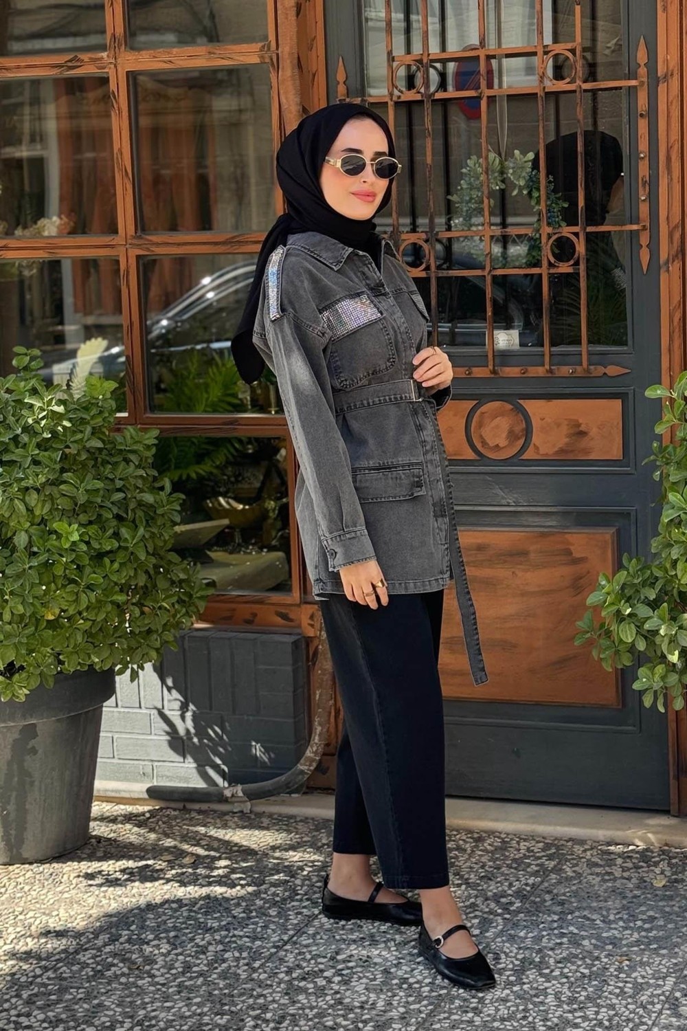 Magazin Ceket 7414 Gri görsel 2
