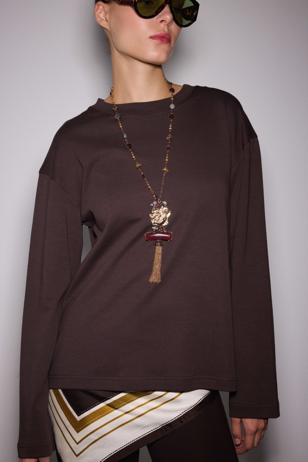 Babokah Premium Uzun Kol Oversize Tshirt görsel 8