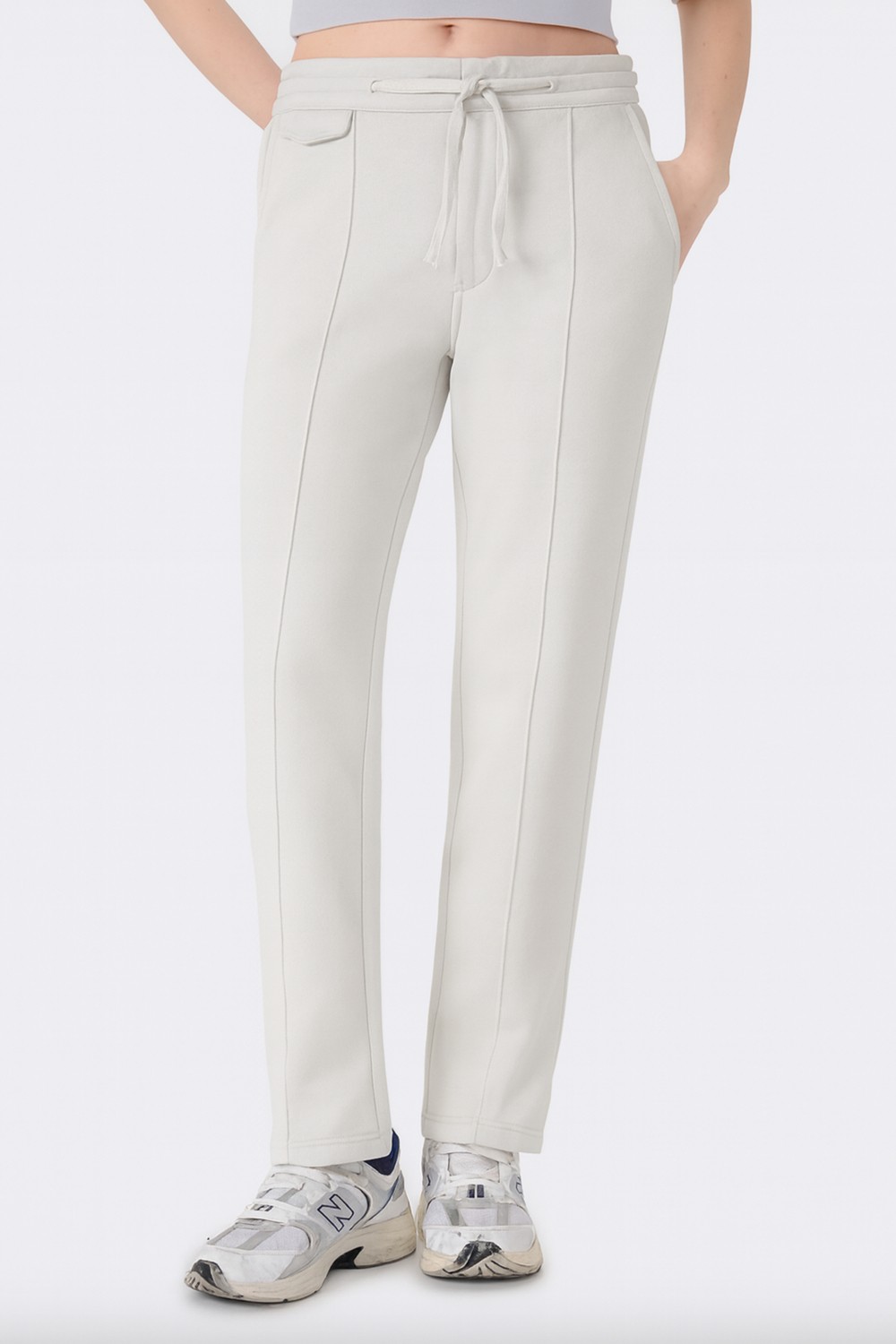 Uniqvibe Organik Pamuklu Taş Renk Kadın Sweatpant