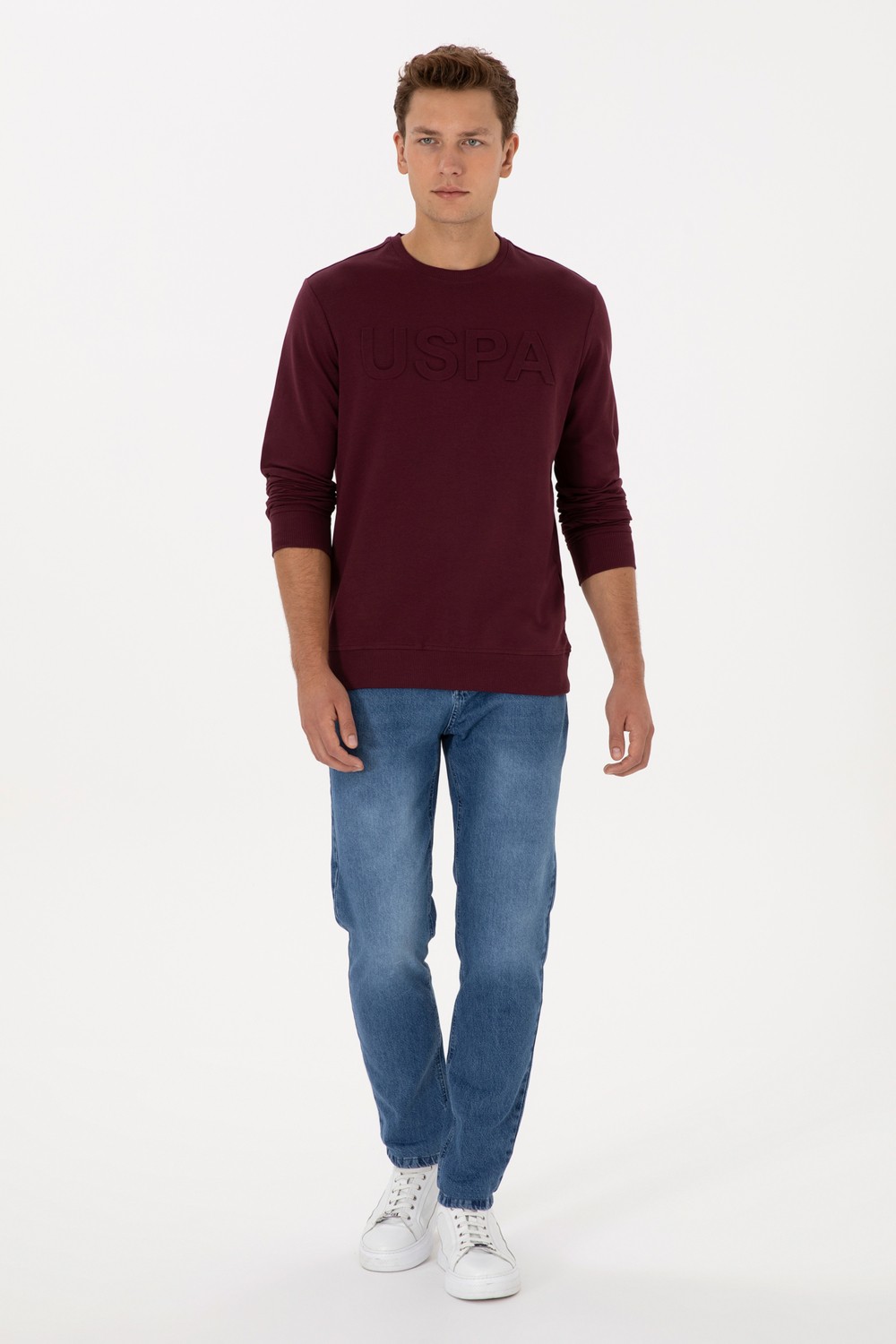 U.S. Polo Assn. Erkek Açık Mavi Jean Tapered Fit Pantolon 50316545-DN0021