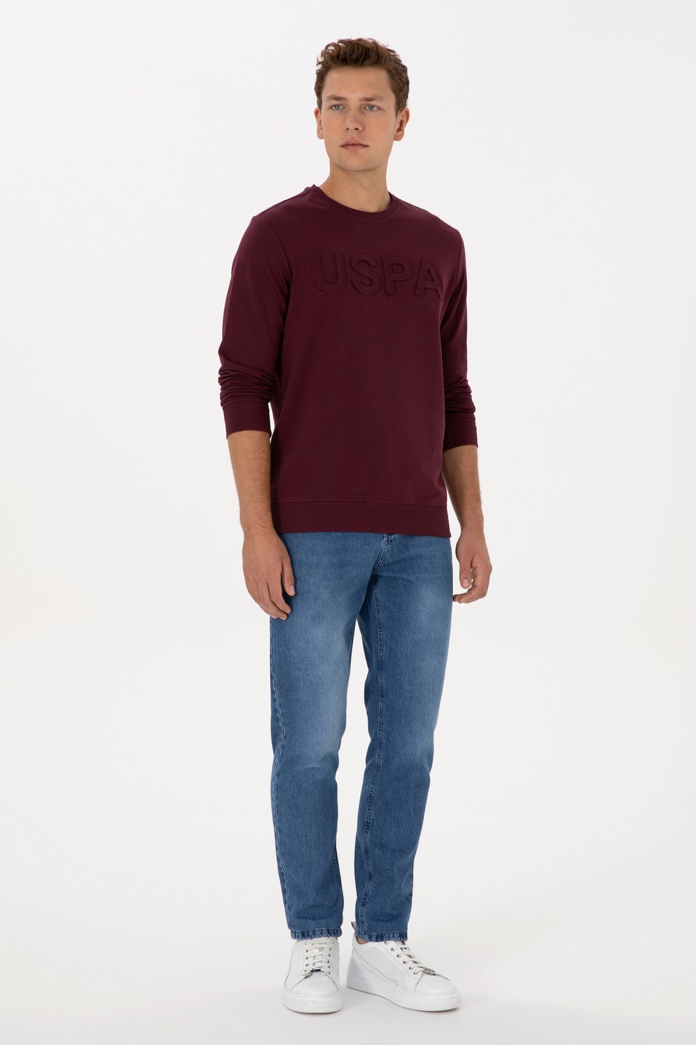 U.S. Polo Assn. Erkek Açık Mavi Jean Tapered Fit Pantolon 50316545-DN0021 görsel 3