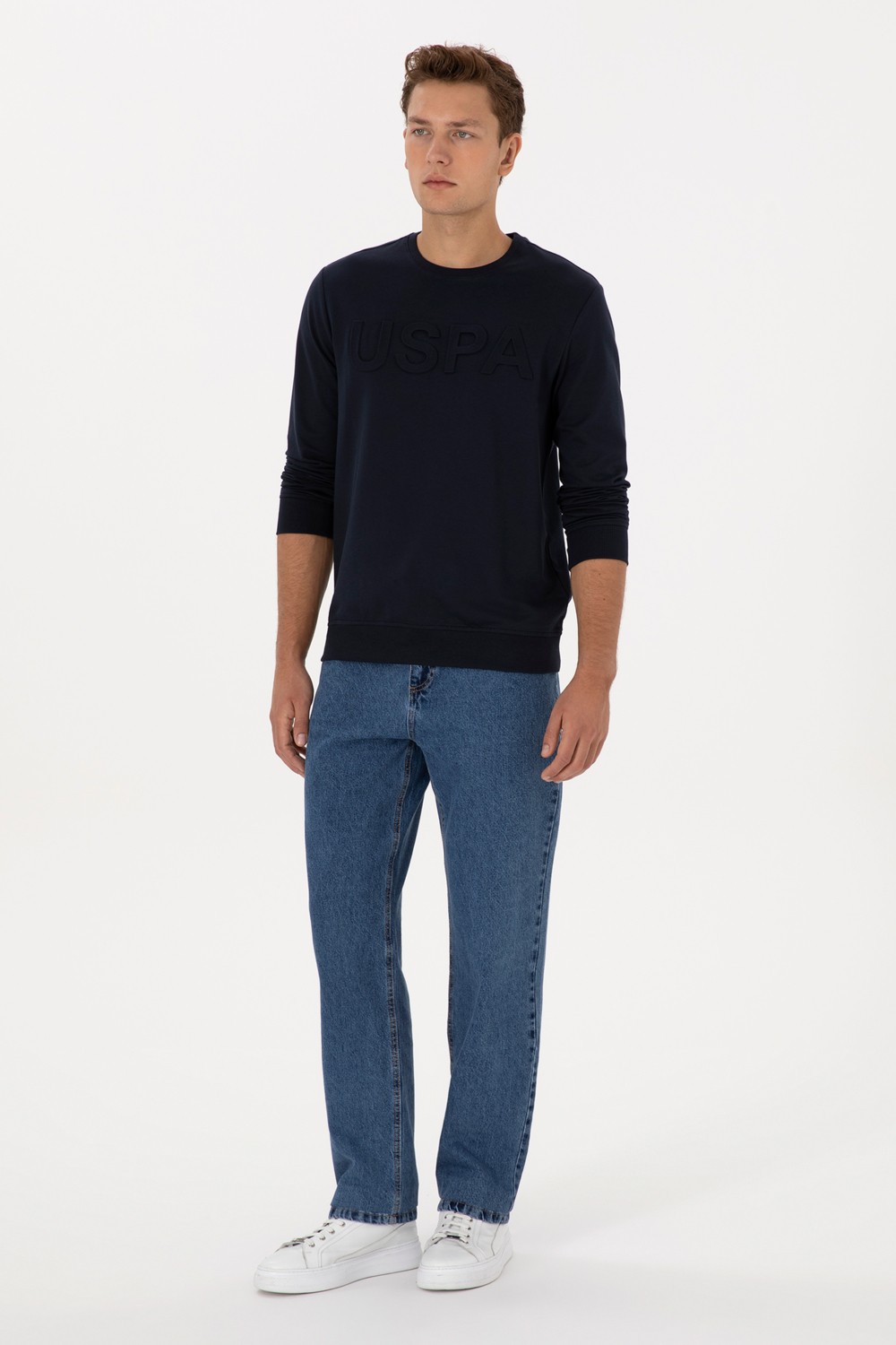 U.S. Polo Assn. Erkek Mavi Loose Fit Jean Pantolon 50316575-DN0022