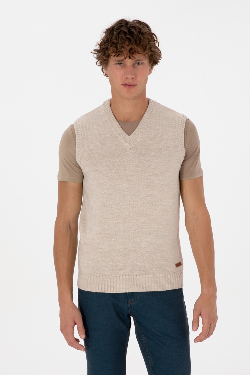 U.S. Polo Assn. Erkek Vizon Süveter 50318158-VR052