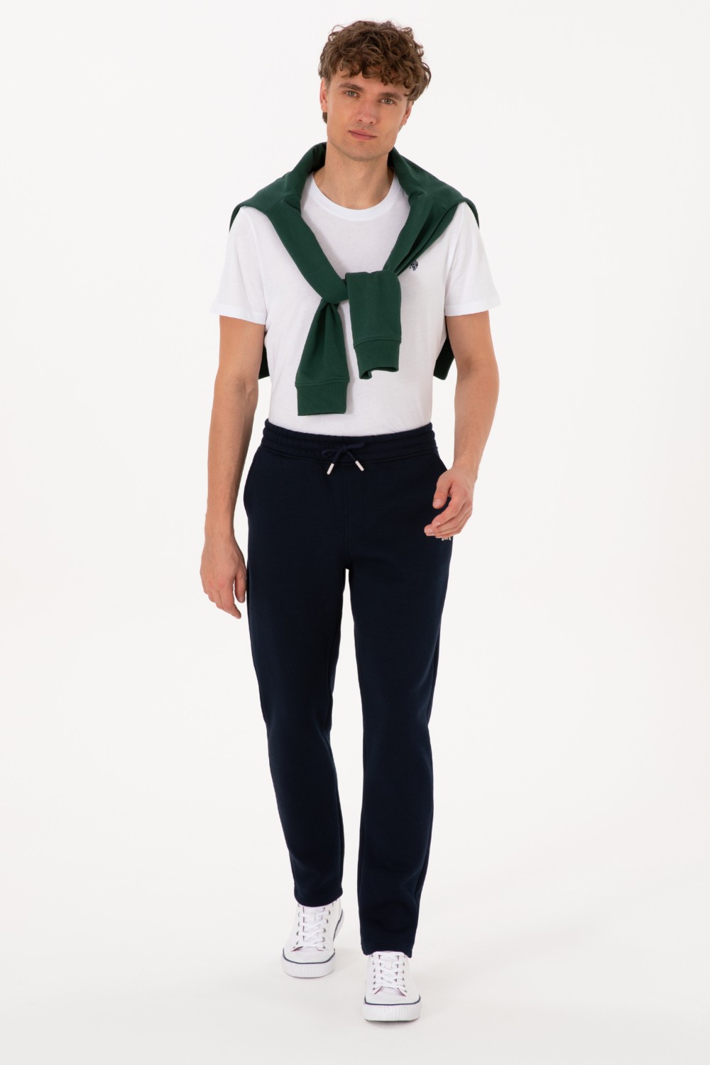 U.S. Polo Assn. Erkek Siyah Eşofman Altı Bilek Boy Normal Bel Tek Cepli Trend Tasarım 50313761-VR046