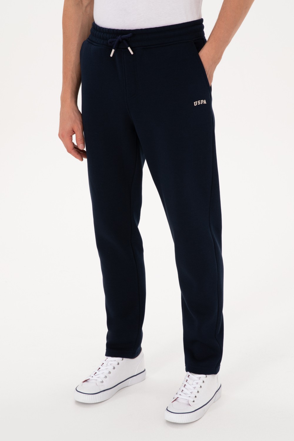 U.S. Polo Assn. Erkek Siyah Eşofman Altı Bilek Boy Normal Bel Tek Cepli Trend Tasarım 50313761-VR046 görsel 2